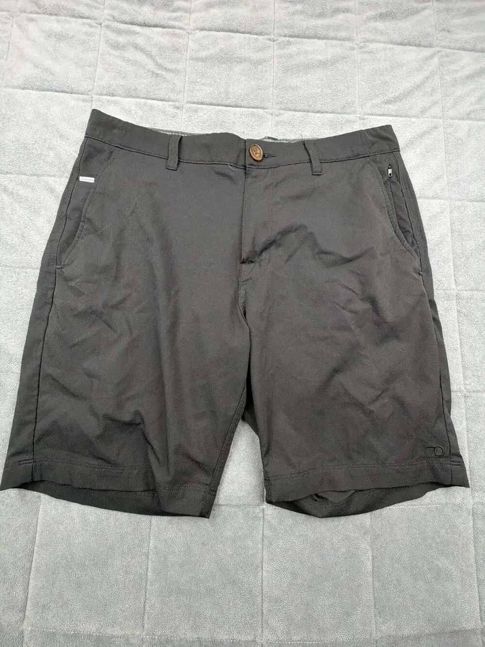 7 Diamonds Men's Black Performance Golf Hybrid Shorts Size 32